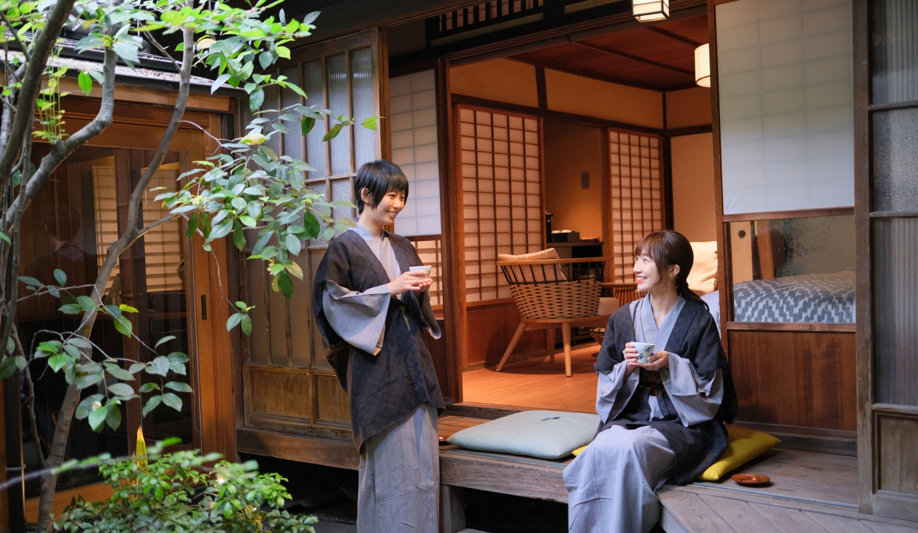 Dotted around Tomonoura Restored old private house hotel Shiomachi Hotel